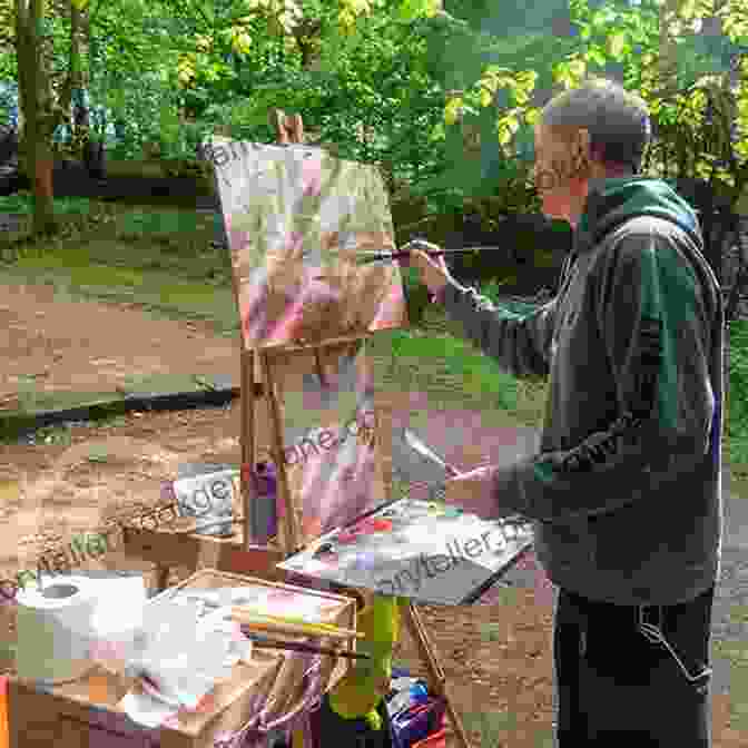 A Plein Air Painter Sitting In A Field, Painting A Landscape Plein Air Painting Tips And Tales: (Memoirs Of A Michigan Plein AIr Painter)