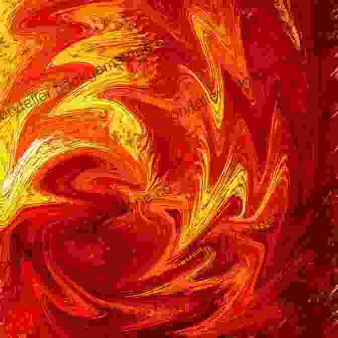 An Abstract Painting Created Using Flame Painting Technique The Organic Painter: Learn To Paint With Tea Coffee Embroidery Flame And More Explore Unusual Materials And Playful Techniques To Expand Your Creative Practice