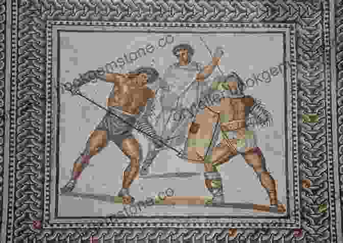 Ancient Roman Mosaic Depicting A Gladiator Treasury Of Ironwork Designs: 469 Examples From Historical Sources (Dover Pictorial Archive)