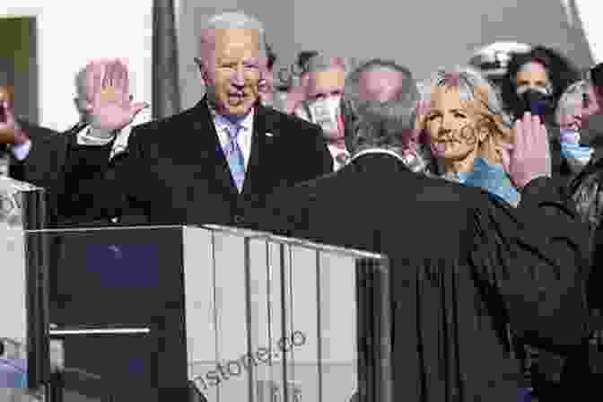 Biden Being Sworn In As President. From Exile To Washington: A Memoir Of Leadership In The Twentieth Century