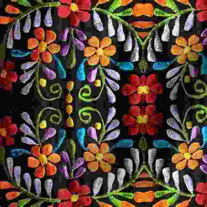 Bold And Colorful Embroidery Design Influenced By Mexican Folk Art Designs And Patterns For Embroiderers And Craftspeople (Dover Pictorial Archive)