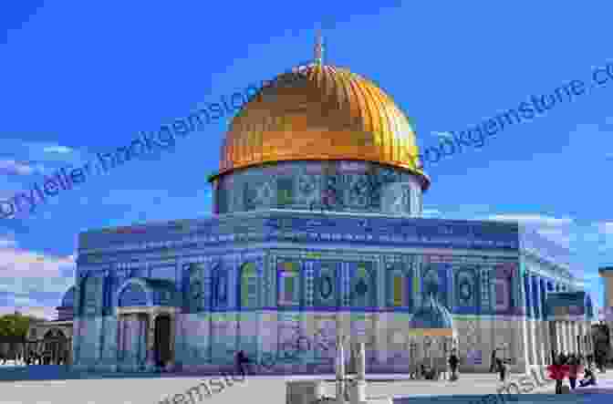 Exterior View Of The Golden Domed Dome Of The Rock Jerusalem Israel Travel Guide Sightseeing Hotel Restaurant Shopping Highlights (Illustrated)