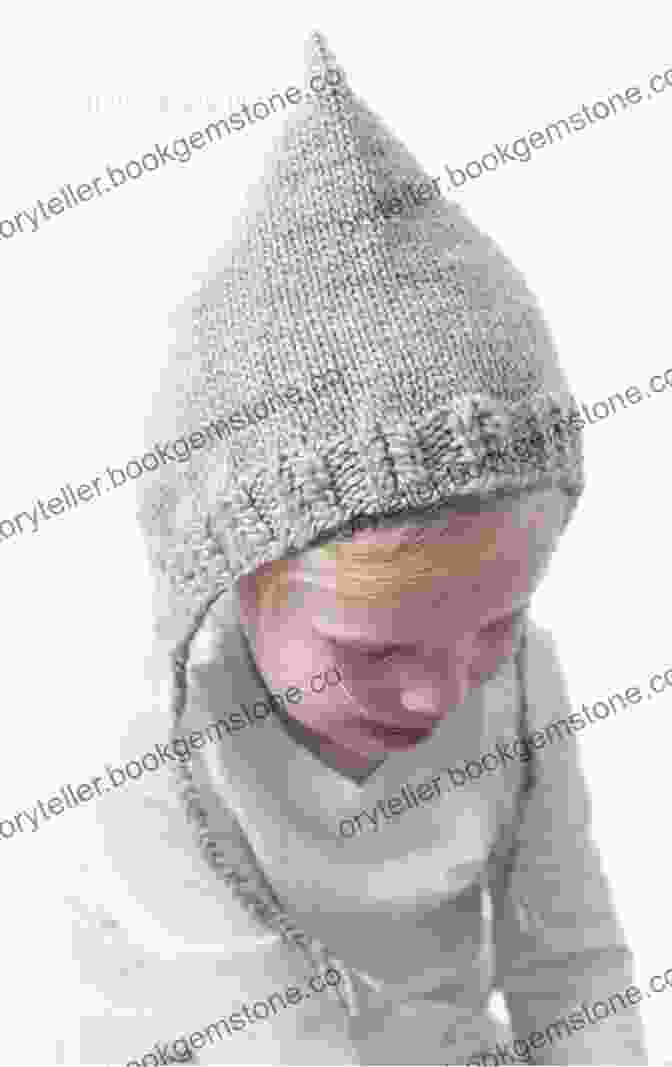 Image Of Knitting The Rib Stitch Pattern For The Pixie Bonnet Classic Pixie Bonnet Knitting Pattern
