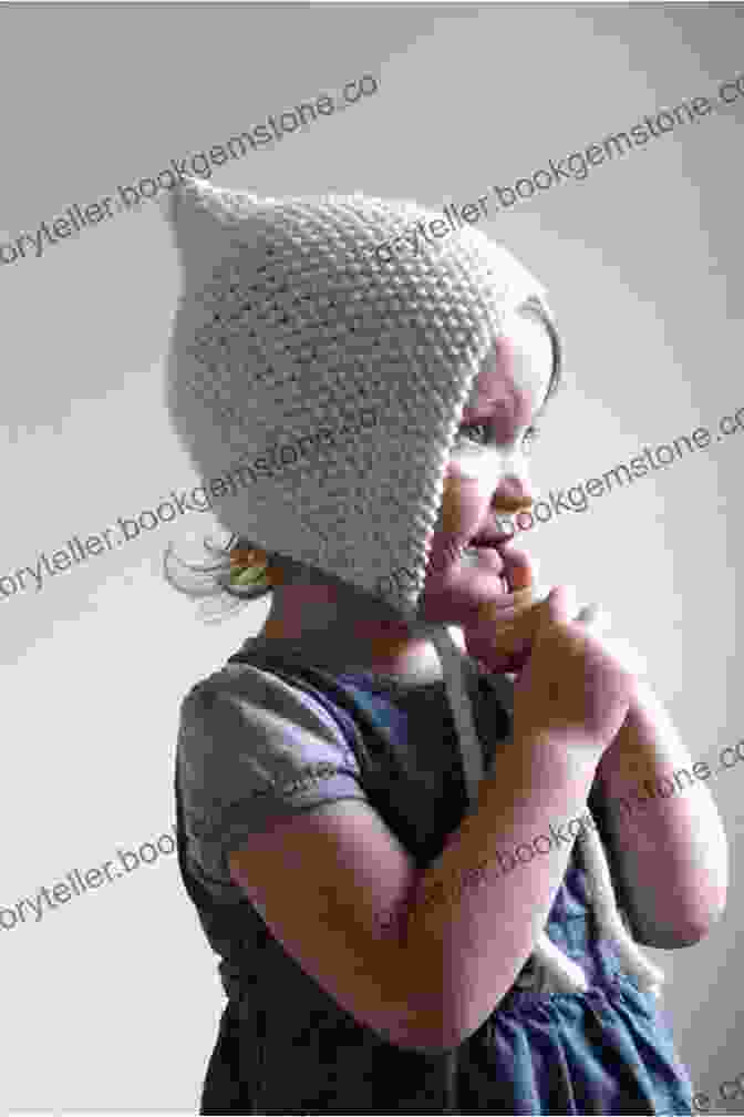 Image Of Knitting The Ties For The Pixie Bonnet Classic Pixie Bonnet Knitting Pattern