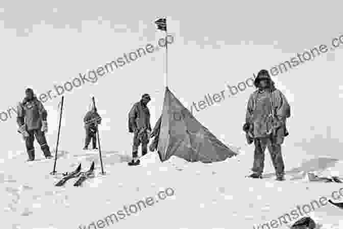 Scott And His Team Navigate Treacherous Crevasses And Blinding Blizzards During Their Race To The South Pole. The Worst Journey In The World (Annotated)