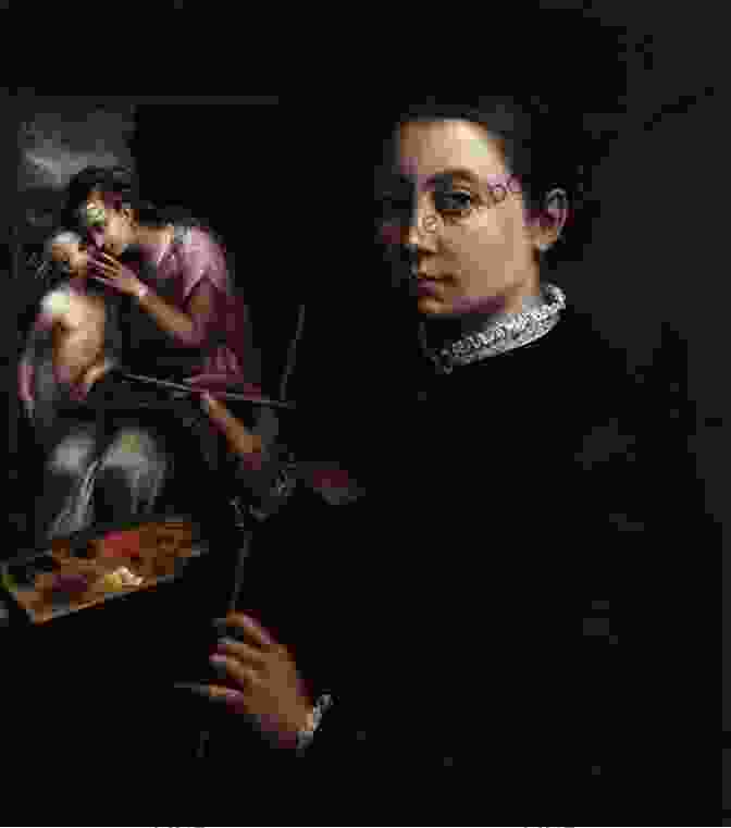 Sofonisba Anguissola's Self Portrait At The Easel (c. 1556 1558) Sofonisba Anguissola: Drawings Paintings (Annotated)