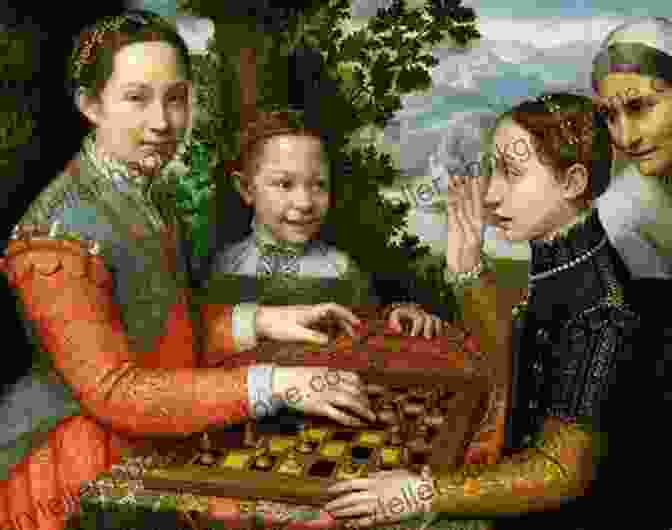 Sofonisba Anguissola's The Chess Game (c. 1555) Sofonisba Anguissola: Drawings Paintings (Annotated)