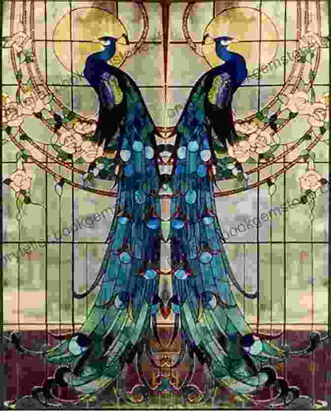 Stained Glass Window By Louis Comfort Tiffany Depicting A Peacock With Iridescent Feathers Masterpieces Of Art Nouveau Stained Glass Design: 91 Motifs In Full Color (Dover Pictorial Archive)
